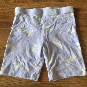 Wonder Nation Pastel Unicorn bike Shorts in size M